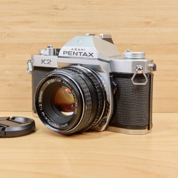 Pentax K2 35mm SLR Film Camera, with SMC Pentax-M 50mm f2 lens - Picture 1 of 8